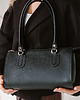 torby na ramię PERFECT BAG - skórzana torebka - czarna 1