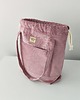 torby na ramię Torba SummerBag ROSE-duża różowa torba sztruksowa 4