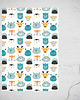 akcesoria różne papier do pakowania -funny faces kolor 2
