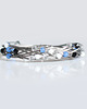 komplet biżuterii Komplet Black White and Blue 1