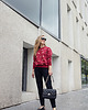 bluza bez kaptura damska Bluza donatella bordo 2
