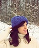 czapki damskie Chabrowa czapka  chunky beanie  z wełną 1