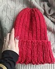 czapki damskie Wełniana czapka merino WOOLLY czerwona 4