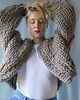 kardigany damskie 100% MERINO Kolorowy kardigan 1