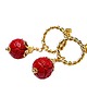 kolczyki z kamieniami Alloys Collection - Red koral vol. 2 kolczyki 2