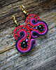 kolczyki soutache Małe kolczyki sutasz 1