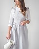fartuchy kuchenne Lniany fartuszek retro LIGHT GREY 4