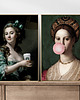 plakaty Zestaw plakatów - Lady with Coffee  Balonówka 1