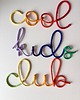 pokój dziecka - różne Tęczowy napis cool kids club do pokoju dziecka, kolorowa dekoracja ścienna 5