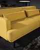 sofy i szezlongi sofa rozkładana musztardowa 210cm 5
