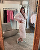 spodnie dresowe damskie Spodnie QUEENS blush 4