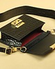 torby na ramię Torebka Skórzana AMELIA I XS czarny CroCo mat GOLD 1