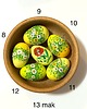 jajka wielkanocne Pisanki malowane drewniane 7