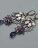 kolczyki wire wrapping Bez - kolczyki 3
