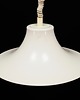 lampy wiszące Lampa wisząca biała, duński design, lata 70, producent: Fog & Morup 1