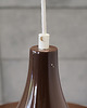 lampy wiszące Lampa wisząca brązowa, duński design, lata 60 2