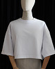 t-shirt damskie T-shirt oversize krótki BIAŁY 1