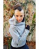 bluza z kapturem damska SLOGAN The Bassman Grey bluza damska organiczna 3