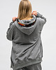 bluza z kapturem damska BLUZA NA ZAMEK ,,CINDI'' szara 3