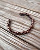 bransoletki wire wrapping Bransoletka miedziana Splot Natury 2