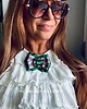 broszki Brosza  z ozdobą w stylu glamour Kryształ z perłami NEW 9