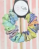 gumki do włosów S wąska gumka jedwabna do włosów jedwab naturalny scrunchie pastel kolorowa 1
