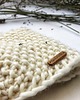 opaski do włosów Biała miękka wełniana opaska przejściowa 2