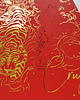 grafiki i ilustracje Plakat złocony - Jungle cruise red 2