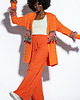 kardigany damskie Kardigan z frędzalami boho -  orange F1814 4