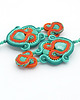 kolczyki soutache Słoneczne boho kolczyki 3 1