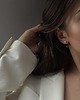 kolczyki swarovski Złote kolczyki Swarovski kuleczki z białymi perłami 5