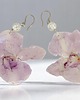 kolczyki z żywicy Kolczyki z kwiatów orchidei 1