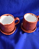 filiżanki Filiżanki ceramiczne czerwone 2