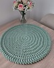 podkładki do kuchni Podkładka szydełkowa boho ze sznurka bawełnianego 55cm 1