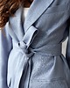 marynarki damskie Marynarka lniana damska baby blue 1