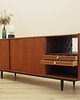 komody Sideboard tekowy z lat 60. z barkiem i drzwiami przesuwnymi 3