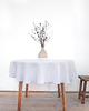 obrusy i serwetki Obrus okrągły medium linen LIGHT GRAY 3