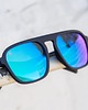 okulary damskie Granatowe okulary przeciwsłoneczne Navy Rider Pacific Palisades 5