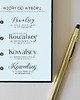 stemple Personalizowany drewniany stempel z adresem zwrotnym - Nazwisko + adres 5