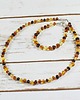 komplet biżuterii Komplet biżuterii z bursztynu - Naszyjnik i bransoletka z bursztynu 4