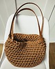 torby na ramię Torba na Ramię "Boho Weave Bag" kolor Karmelowy ze złotą nitką 2