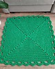 dywany Dywan szydełkowy kwadratowy ze sznurka bawełnianego 90cmx90cm 1