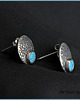 kolczyki srebrne Kolczyki srebrne sky turquoise 2