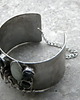 bransoletki z kamieni naturalnych (zam) Surowe czarne turmaliny   - BRANSOLETA MANKIET  CUFF 4