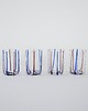 szklanki i kieliszki Komplet czterech szklanek, włoski design, lata 70, produkcja: Włochy 1