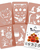 tapety i naklejki ścienne 5szt. szablonów wielokrotnych HALLOWEEN 1