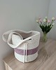 torby na ramię Torba szydełkowa na ramię ze sznurka bawełnianego 23cmx30cm 4