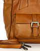 torby na ramię Torebka vintage skórzana shopperka włoska - MARCO MAZZINI brąz camel 3