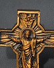 figurki i rzeźby Rzeźba złoty Jezus na Krzyżu wys. 10 cm 3