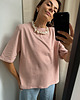 t-shirt damskie T-Shirt Art dirty pink z poduchami 1